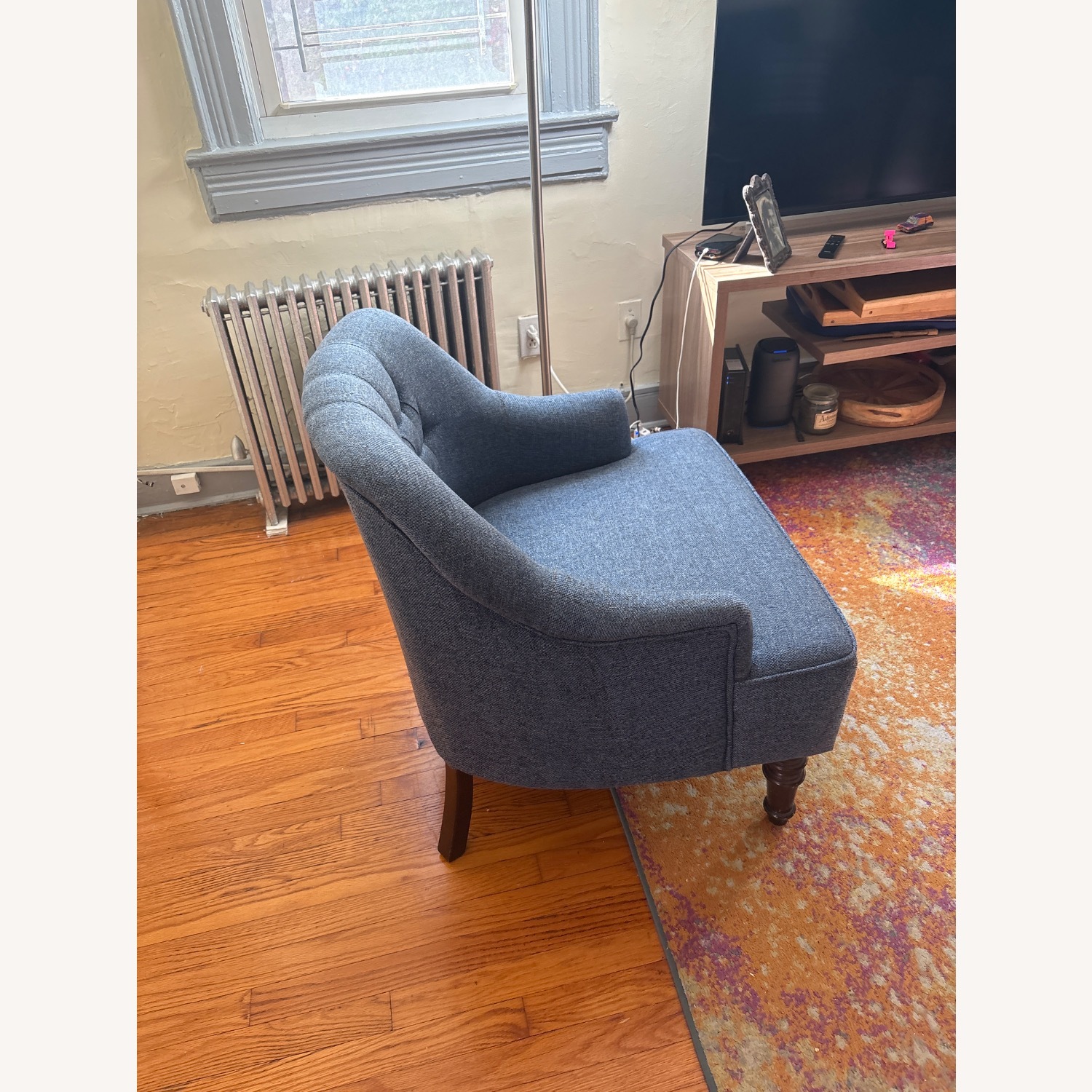 Blue Accent Chair - image-3