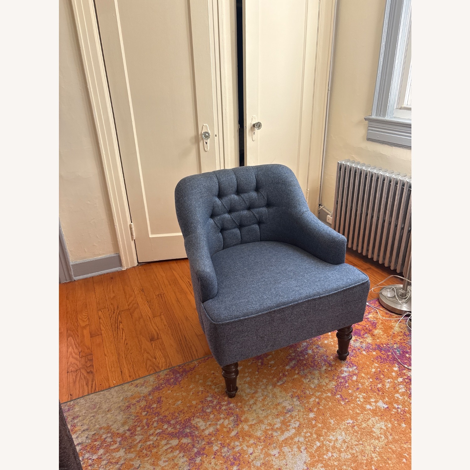 Blue Accent Chair - image-2