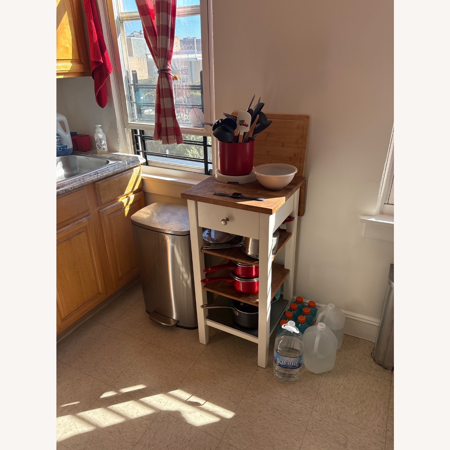 IKEA STENSTORP White Kitchen Island - image-2