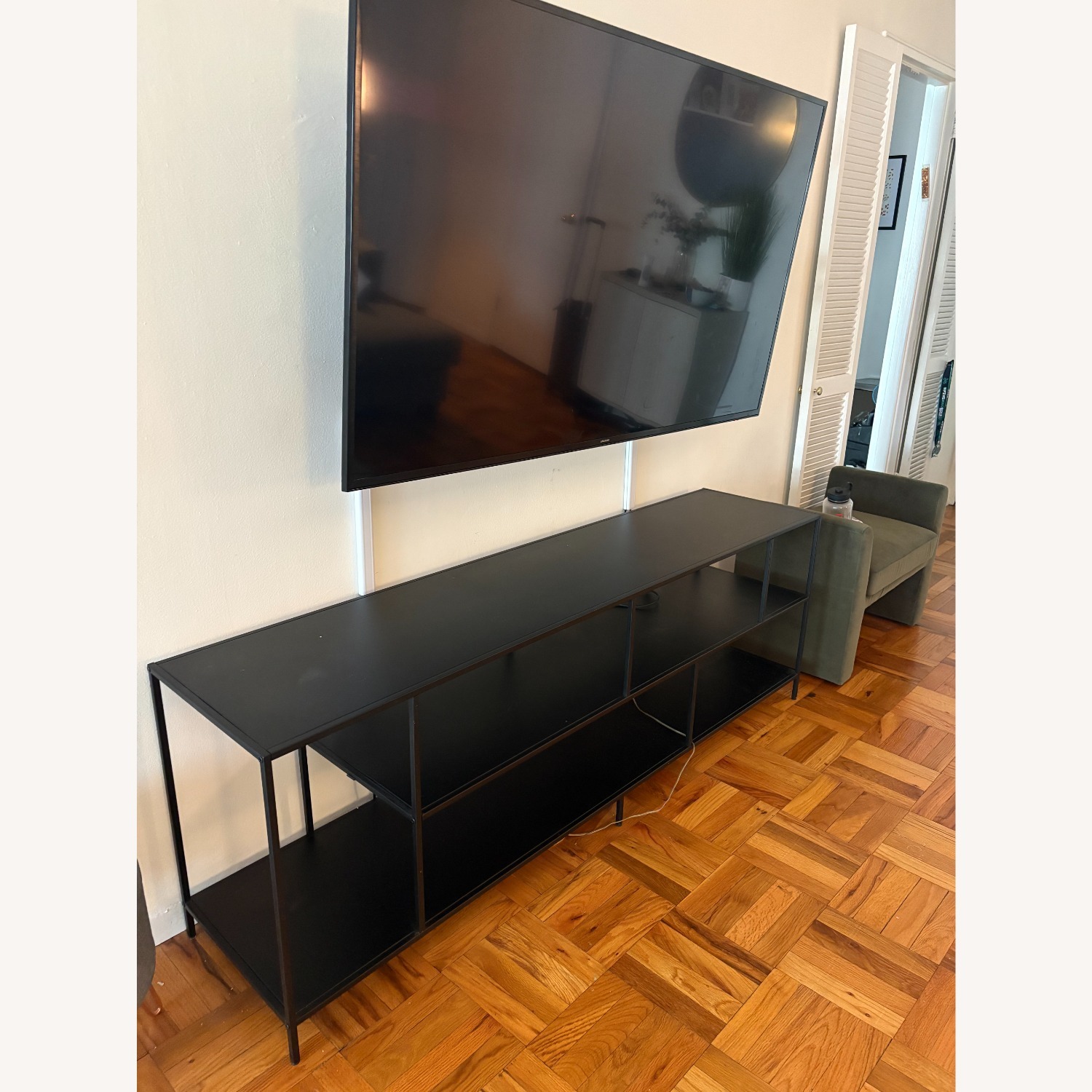 AllModern Metal Black Media Console  - image-3