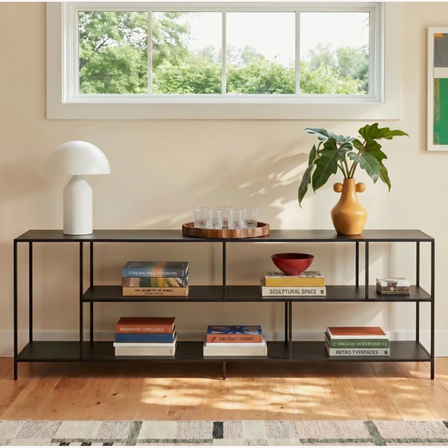 AllModern Metal Black Media Console  - image-5