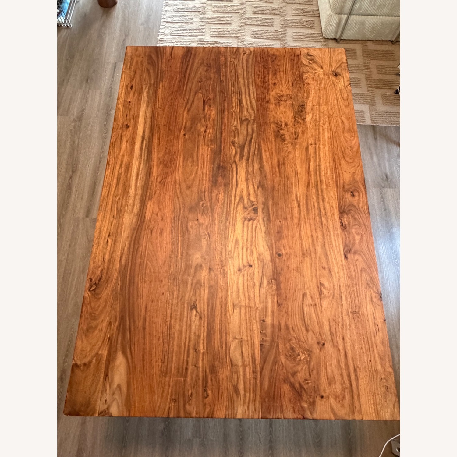 CB2 Dylan 36"x53" Medium Acacia Dining Table - image-5