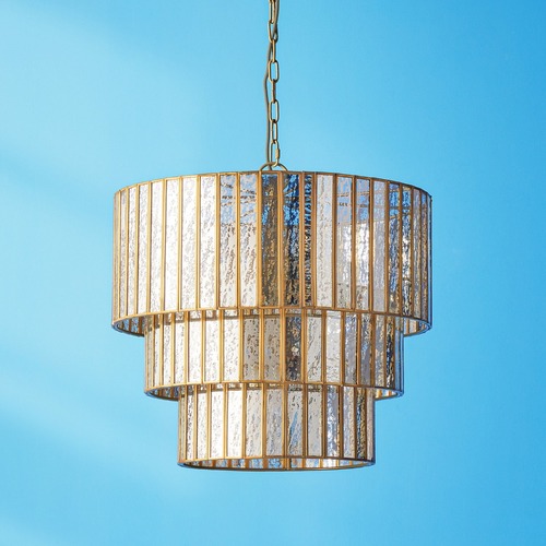 Used Tiered Glass Rod Pendant by Pooky for sale on AptDeco