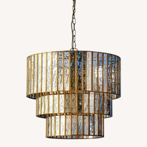 Used Tiered Glass Rod Pendant by Pooky for sale on AptDeco