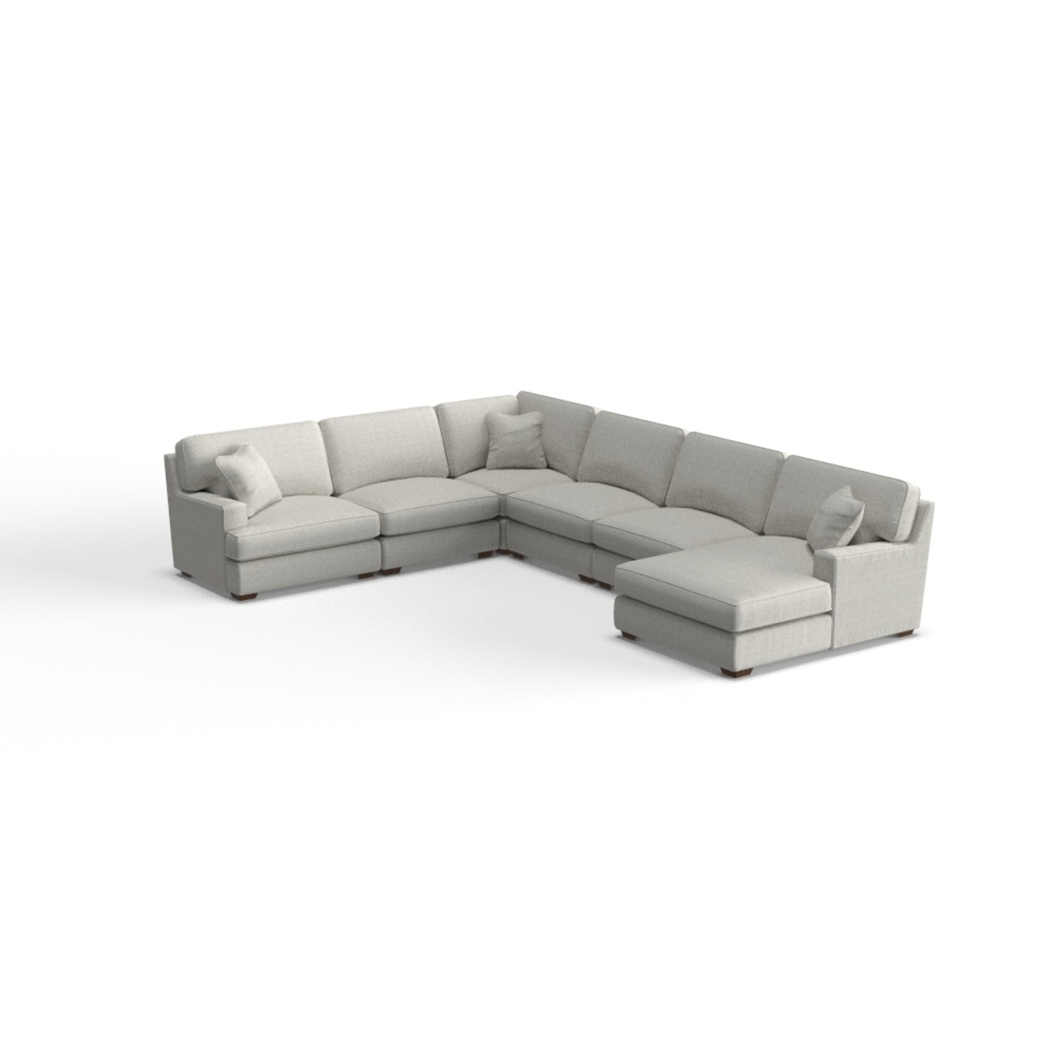 La-Z-Boy Paxton Light Gray 3+ Piece Sectional - image-5