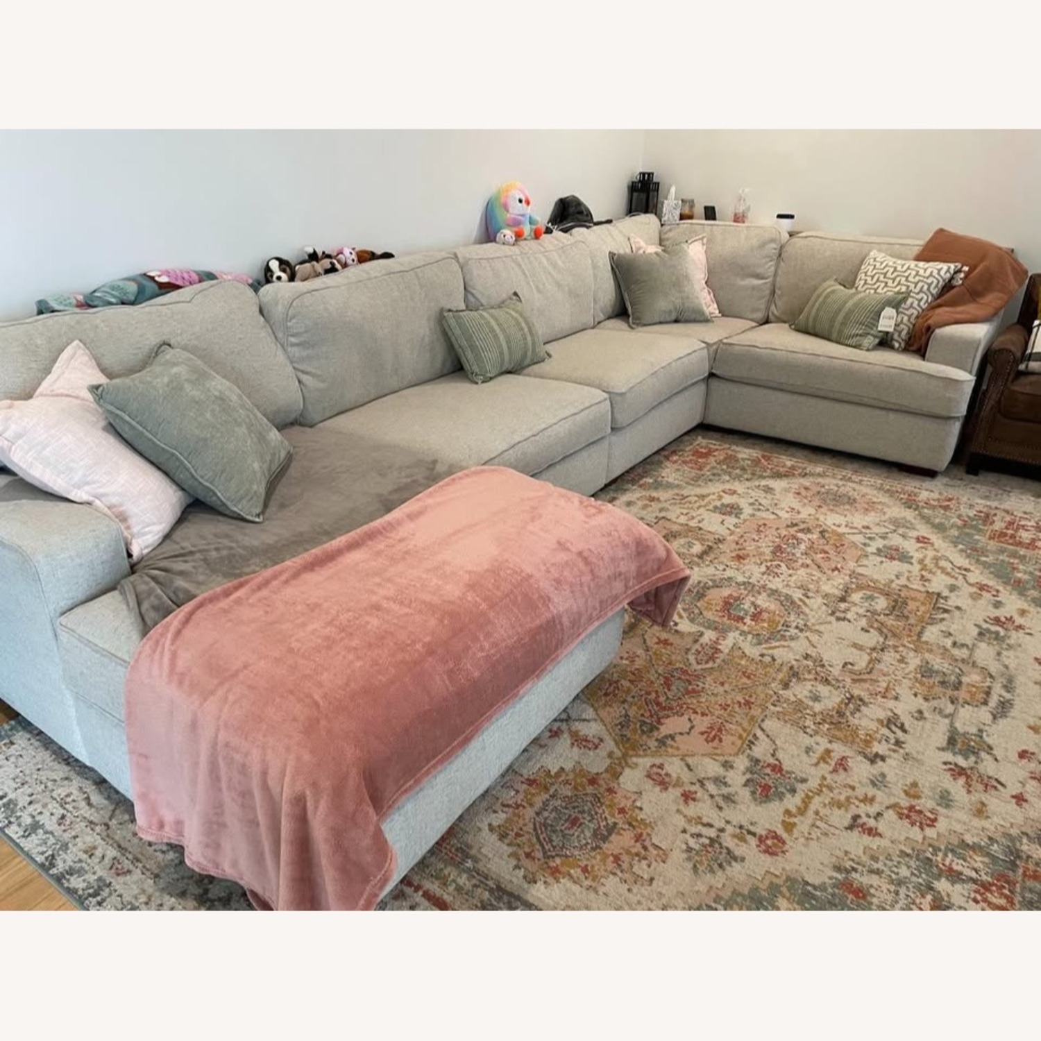 La-Z-Boy Paxton Light Gray 3+ Piece Sectional - image-2
