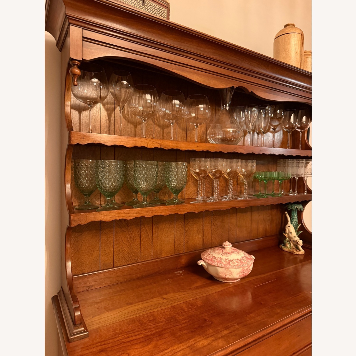 Pennsylvania House wooden dresser hutch, shelves and drawers - image-3
