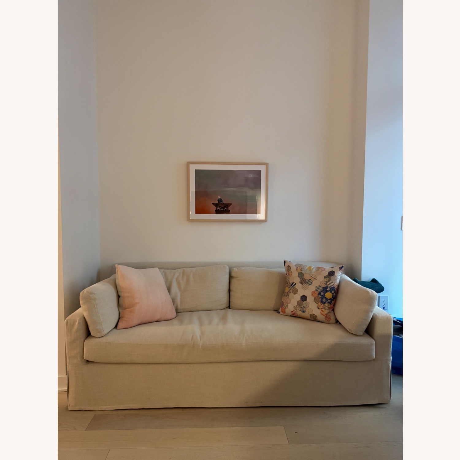 Restoration Hardware Belgian Slipcovered Sofa - image-1