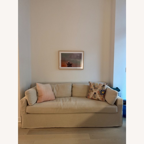 Used Restoration Hardware Belgian Slipcovered Sofa for sale on AptDeco