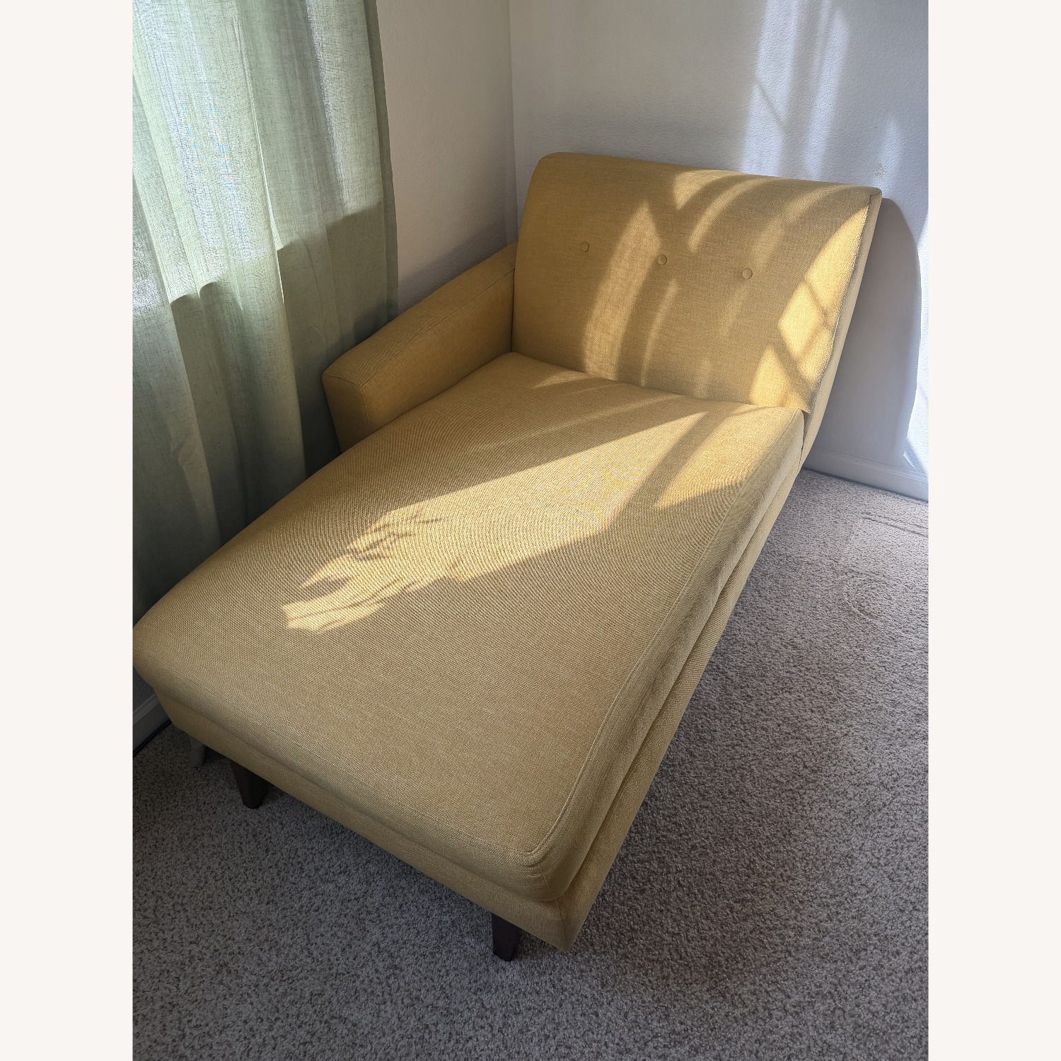 Gold Chaise Lounge Benchmade Modern Tyler - image-2