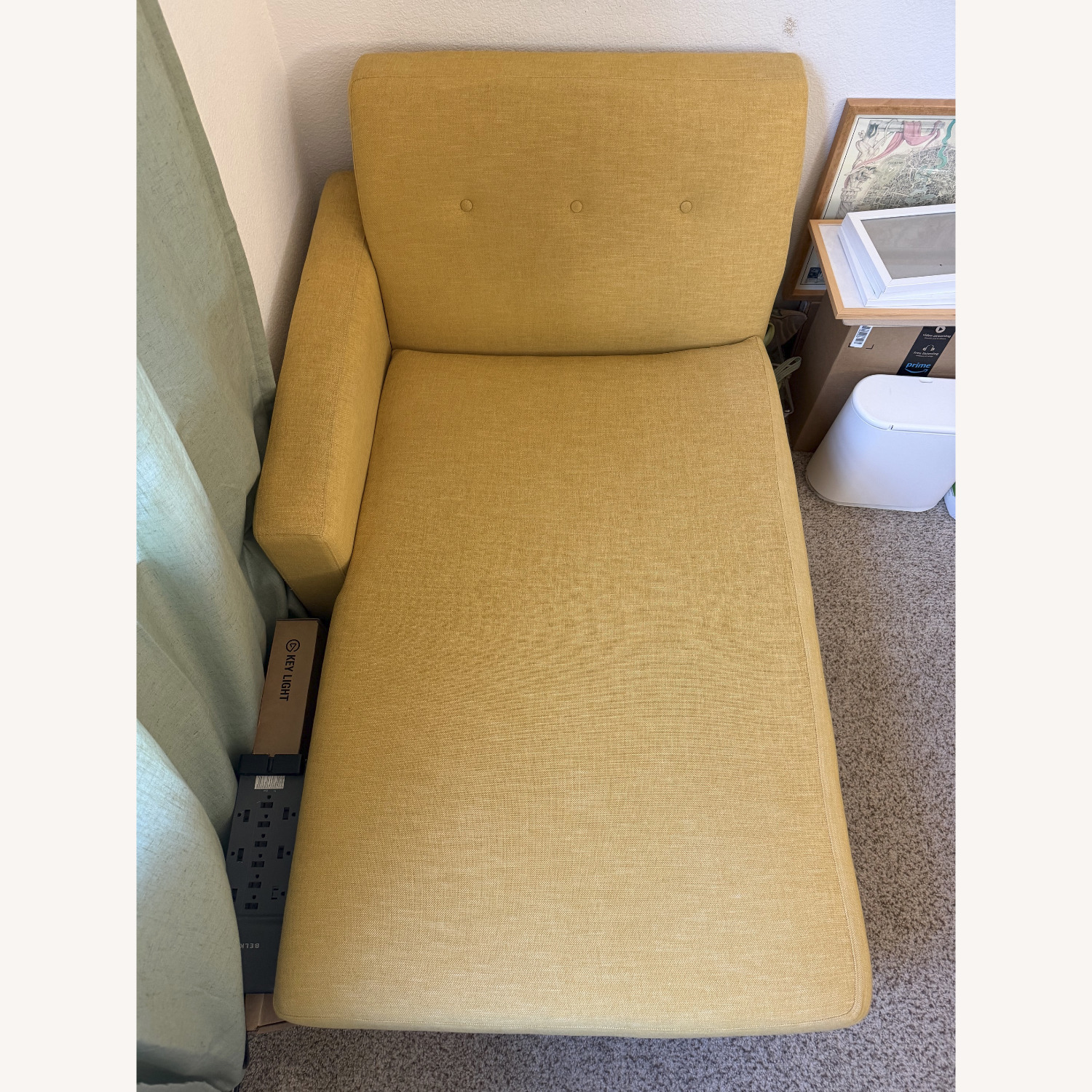 Gold Chaise Lounge Benchmade Modern Tyler - image-3