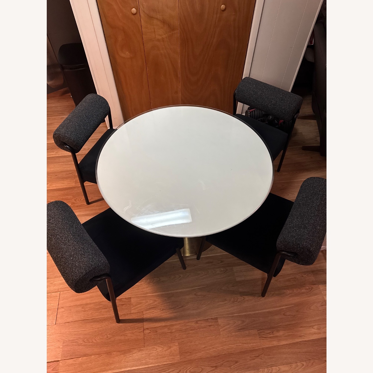 CB2 Odyssey Brass Dining Table - image-3