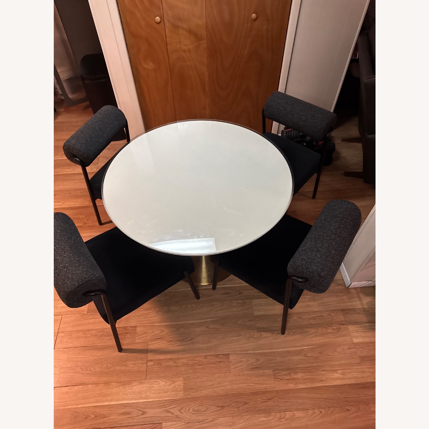 CB2 Odyssey Brass Dining Table - image-2