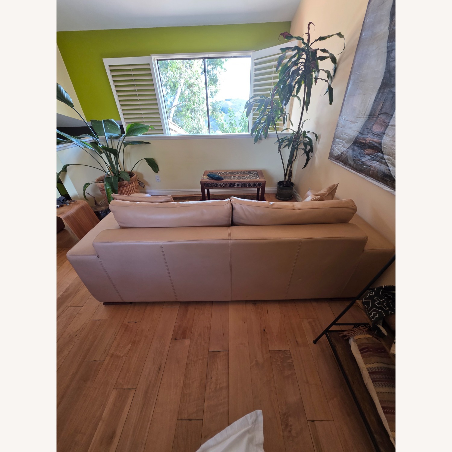 Light Brown 2 Seater Sofa - image-3