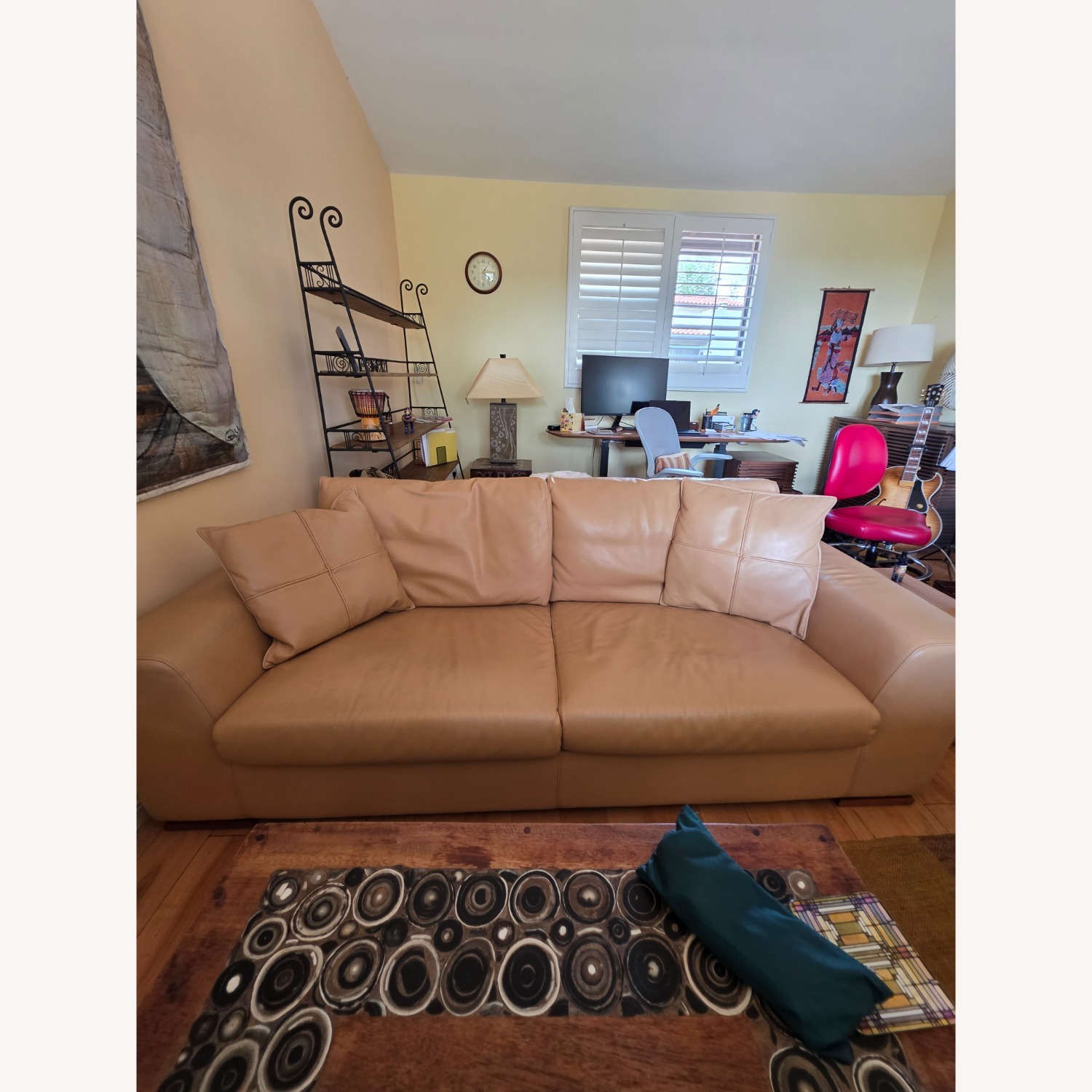 Light Brown 2 Seater Sofa - image-1