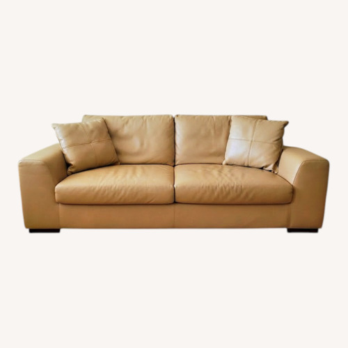 Used Light Brown 2 Seater Sofa for sale on AptDeco