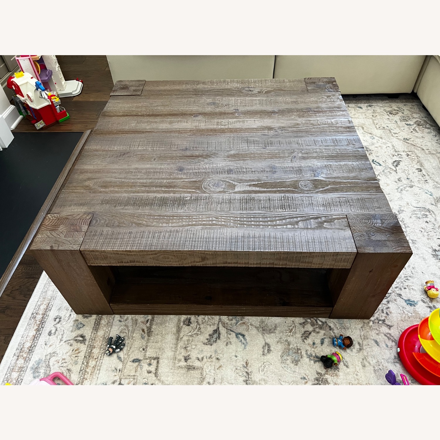Rockport Square Reclaimed Wood Coffee Table - image-1