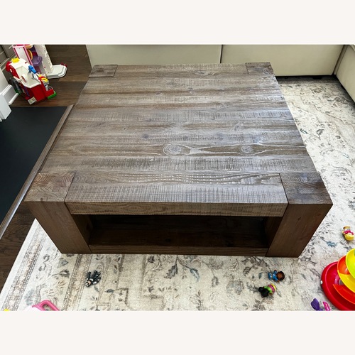 Used Rockport Square Reclaimed Wood Coffee Table for sale on AptDeco