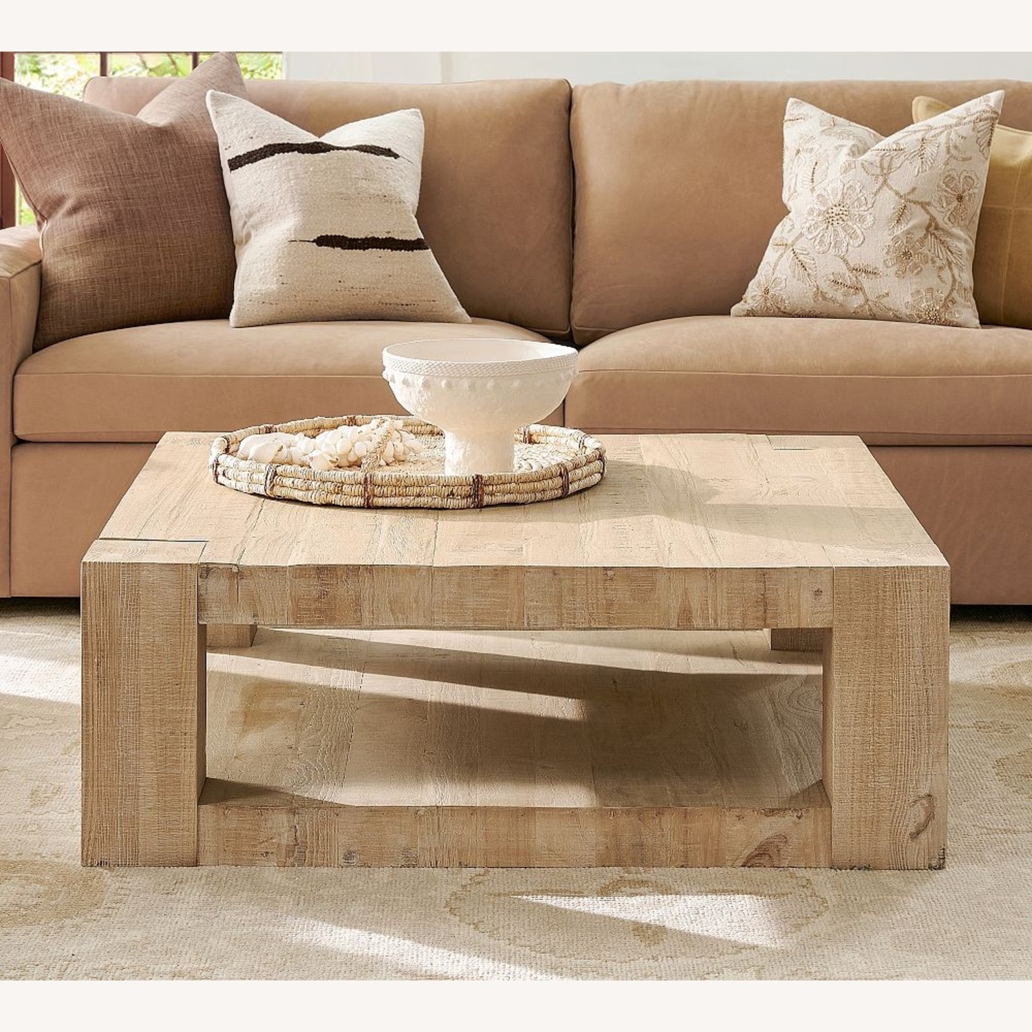 Rockport Square Reclaimed Wood Coffee Table - image-5