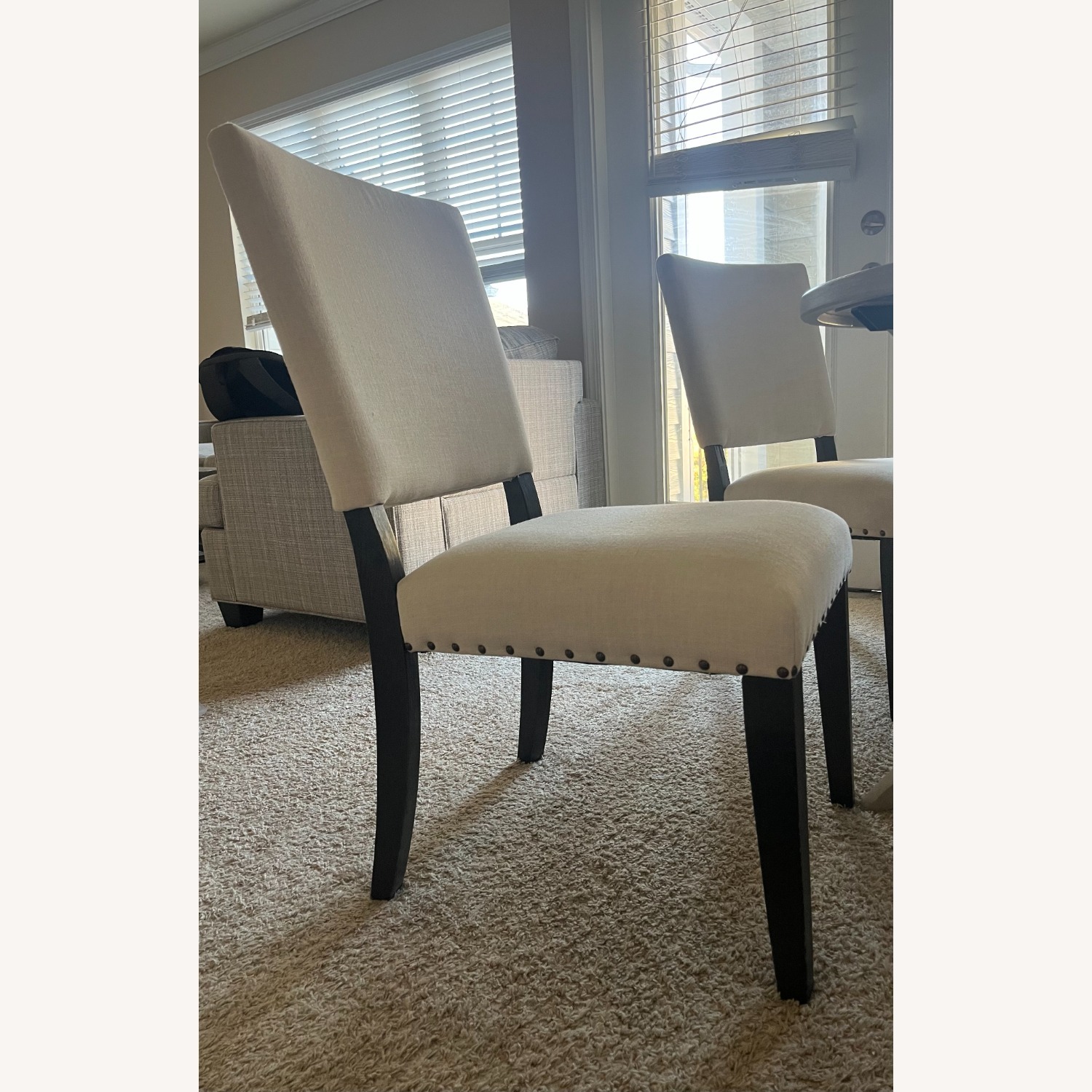 Cort Furniture Radcliffe Light Gray Wood Dining Chairs - image-2