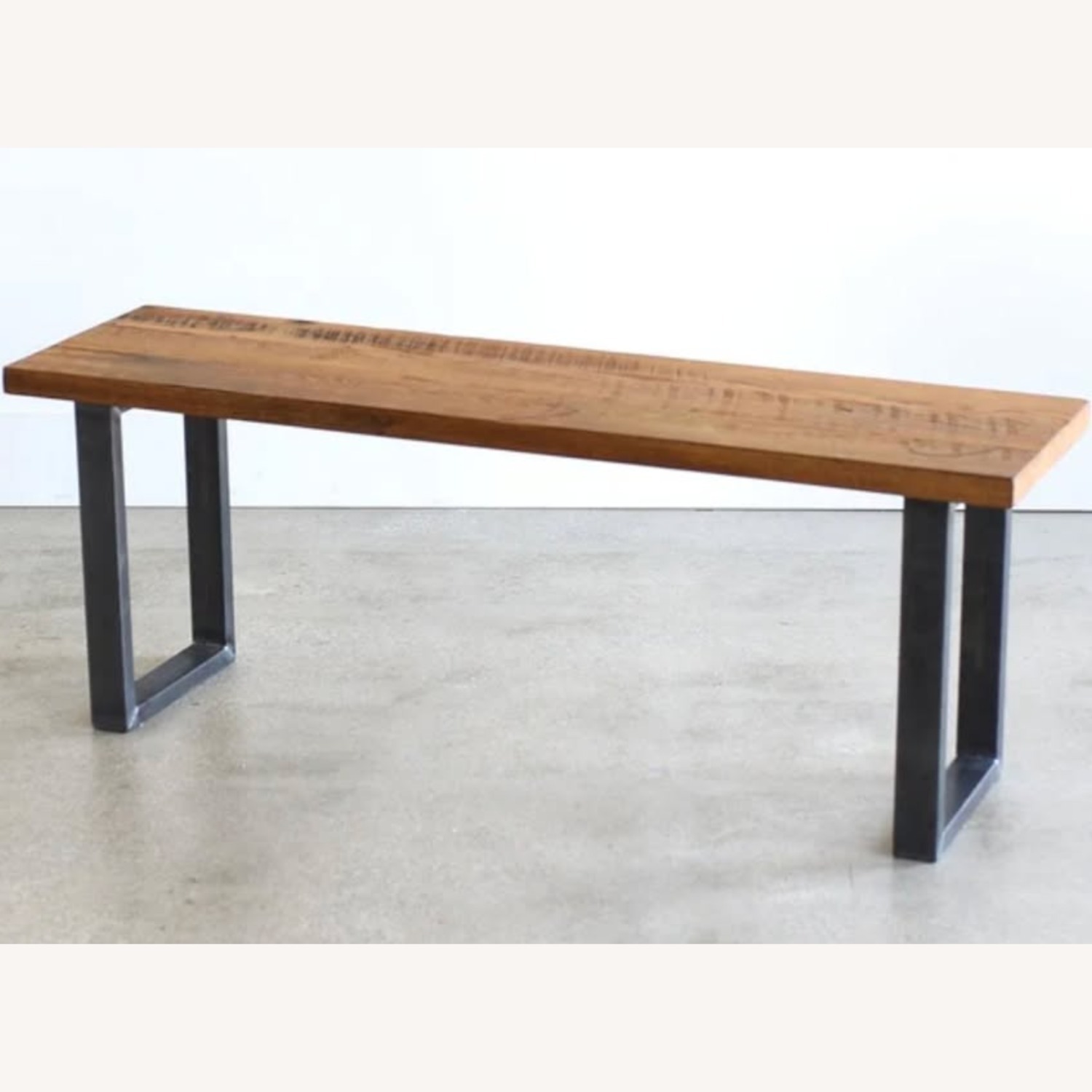 Natural Wood Bench - image-1