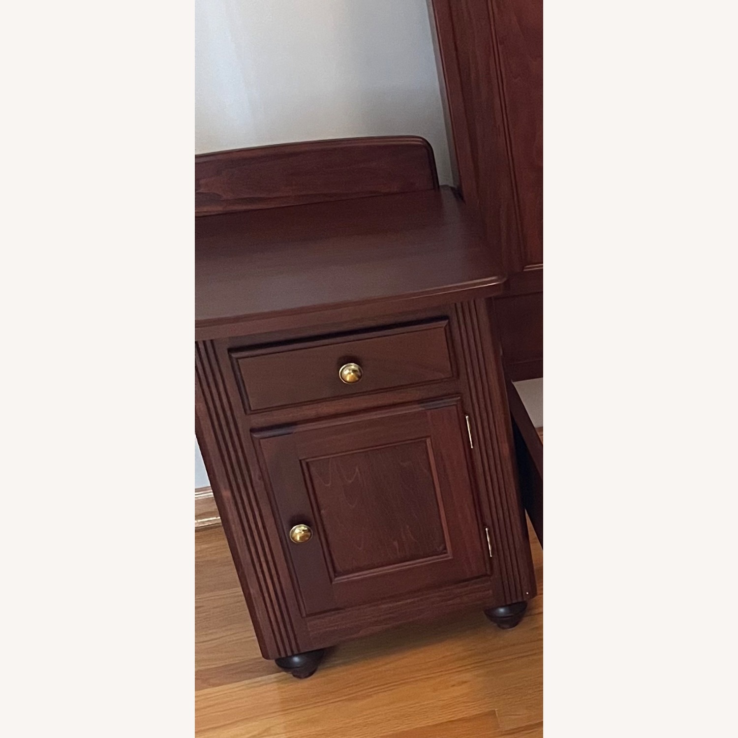 Walter E. Smithe Dark Brown Wood Nightstands - image-2