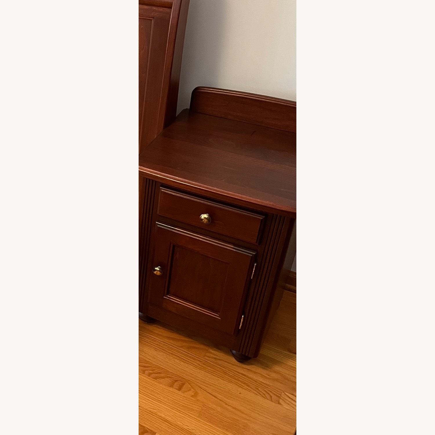 Walter E. Smithe Dark Brown Wood Nightstands - image-1