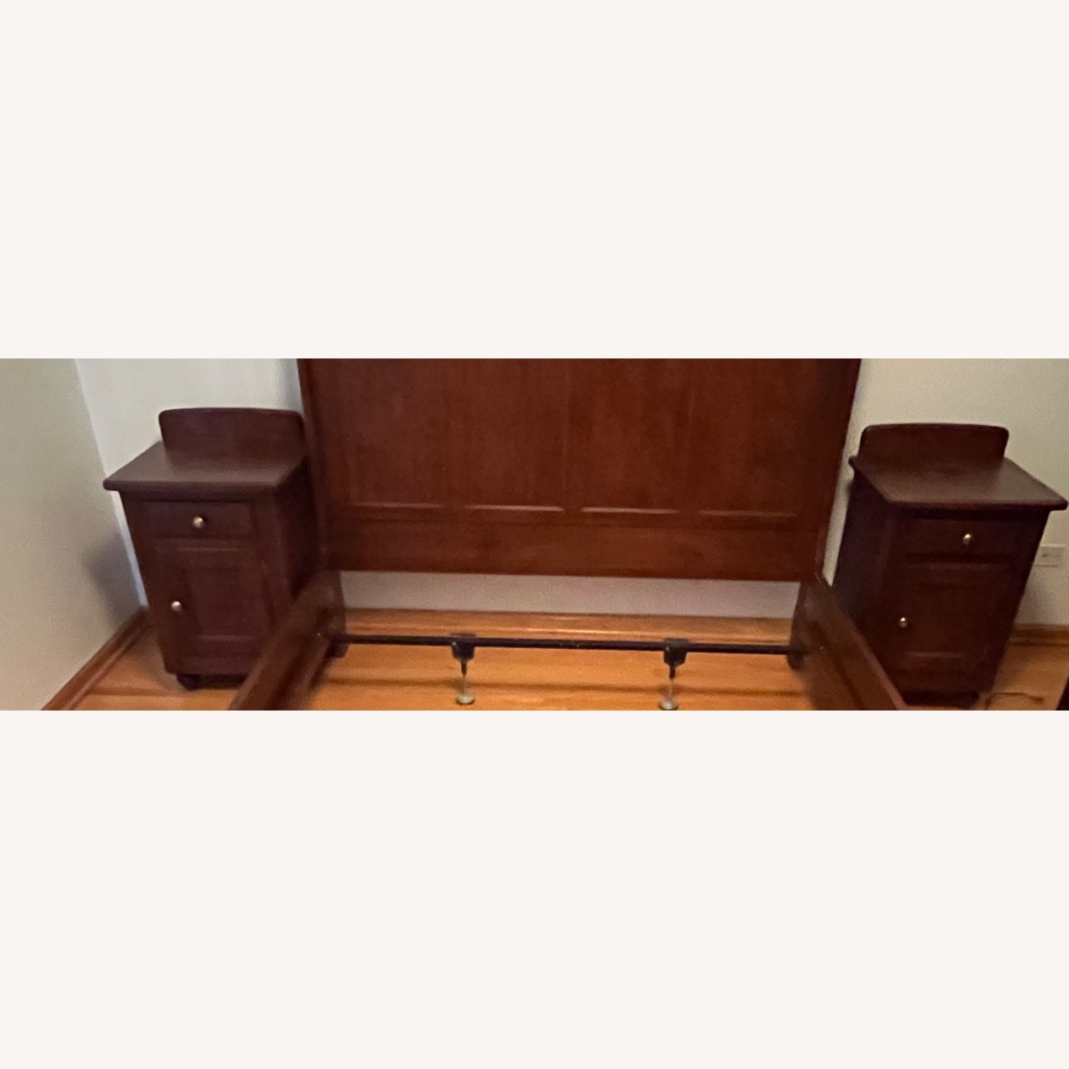 Walter E. Smithe Dark Brown Wood Nightstands - image-3