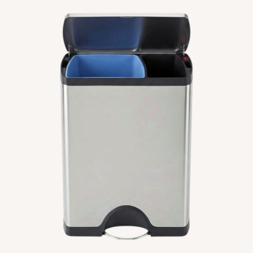 Used Simplehuman Recycling Step Trash Can  for sale on AptDeco