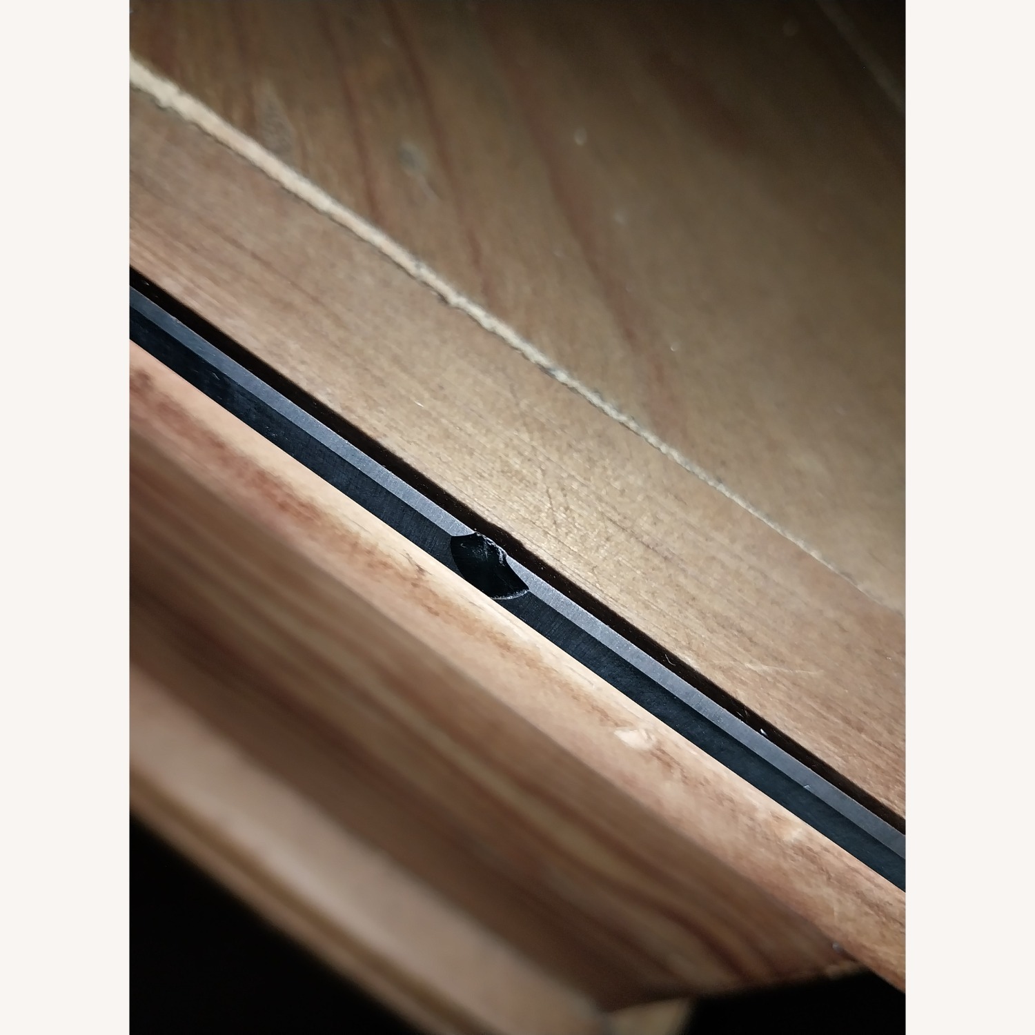 Natural Wood Desk with Glass Top - image-22