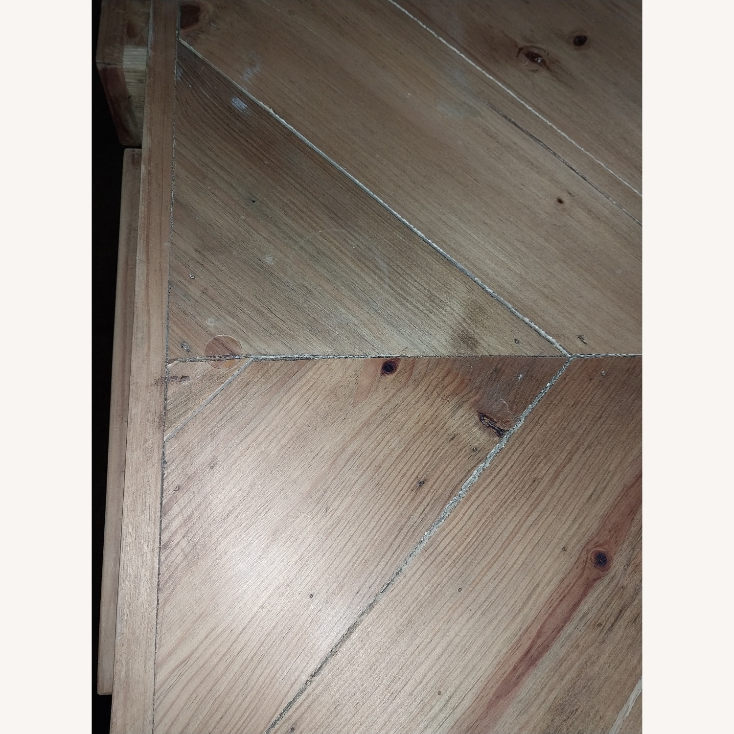 Natural Wood Desk with Glass Top - image-11