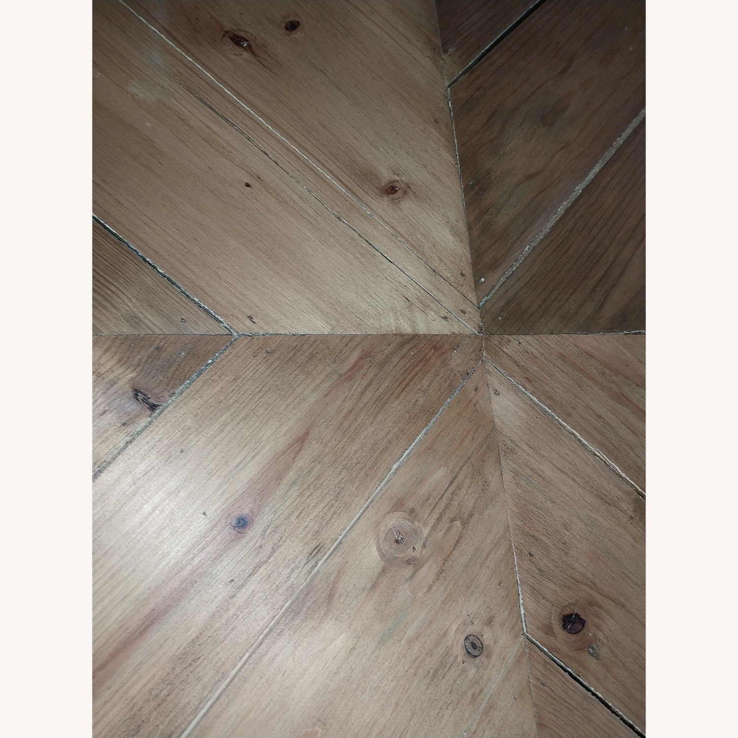 Natural Wood Desk with Glass Top - image-10