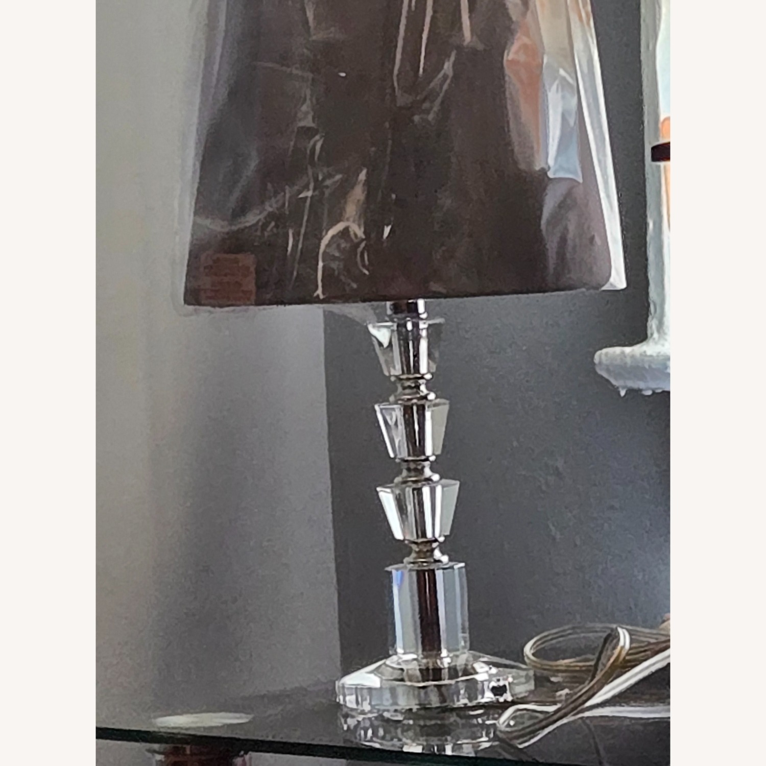 Laurie 16" Clear/Glass Table Lamps - image-1