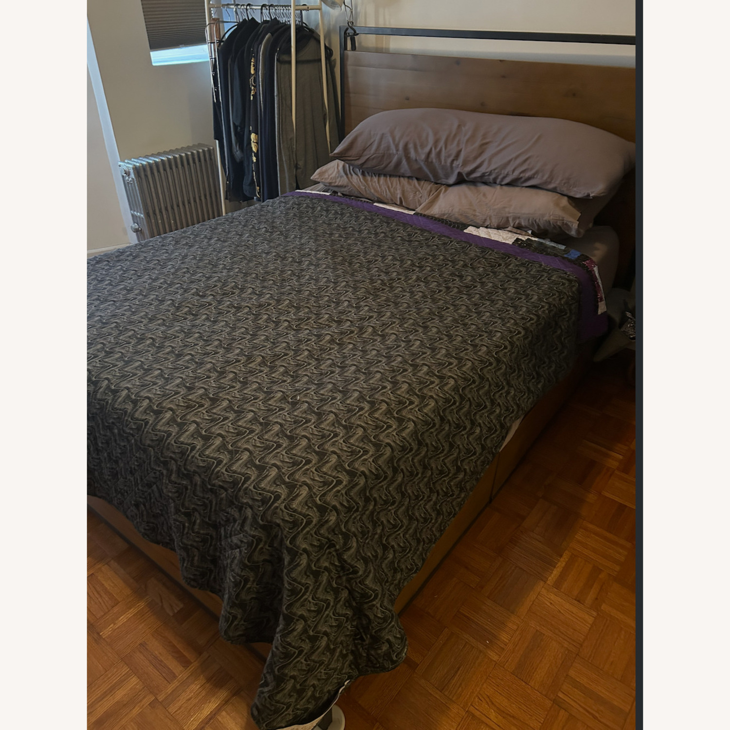 Macy's Gatlin Brown Queen Platform Storage Bed - image-2