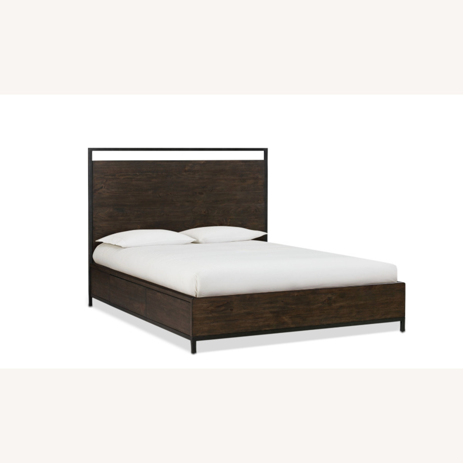 Macy's Gatlin Brown Queen Platform Storage Bed - image-1