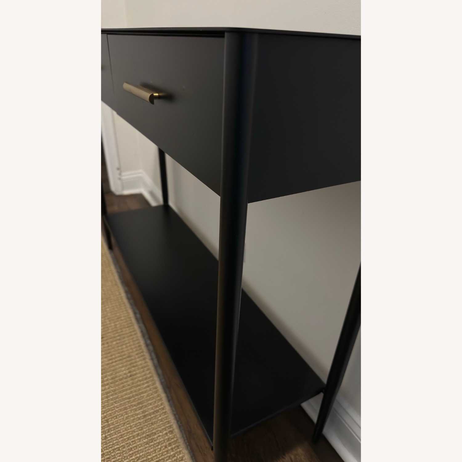 West Elm Black Metalwork Console - image-2