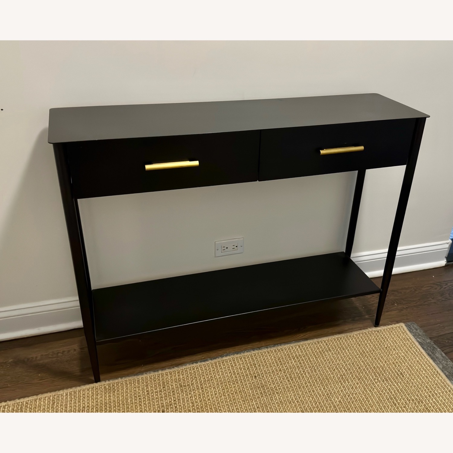 West Elm Black Metalwork Console - image-4