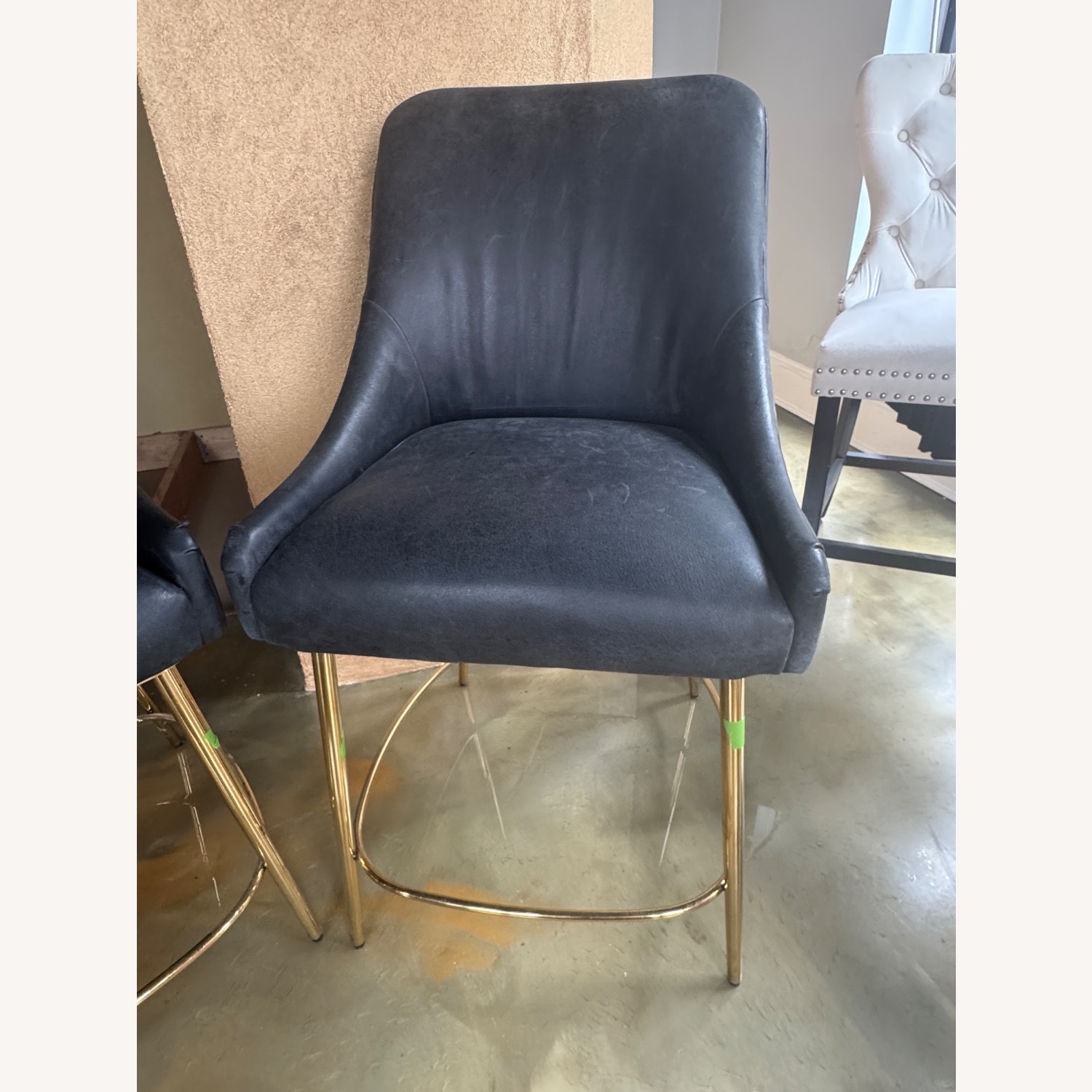 Anthropologie Elowen Bar Stool Dining Chairs - image-4
