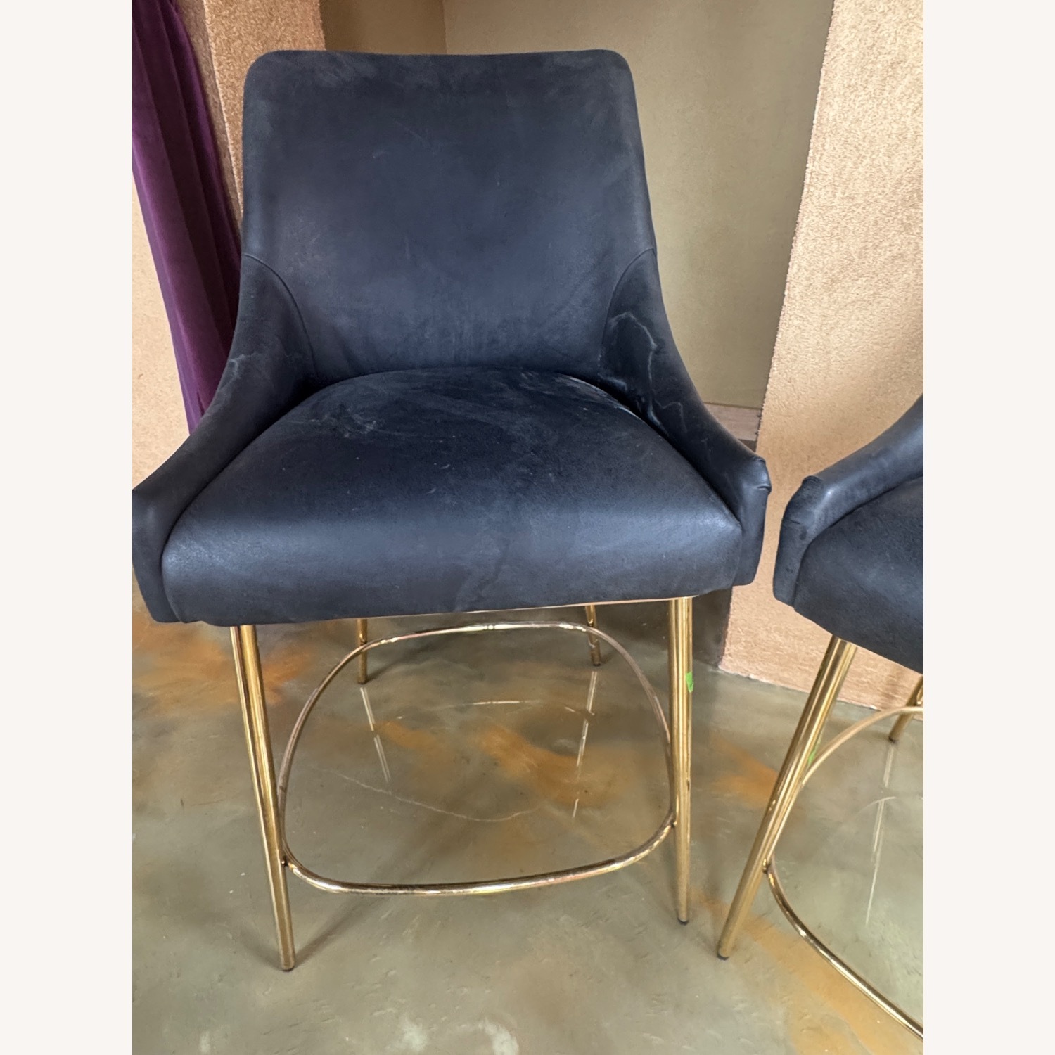 Anthropologie Elowen Bar Stool Dining Chairs - image-3