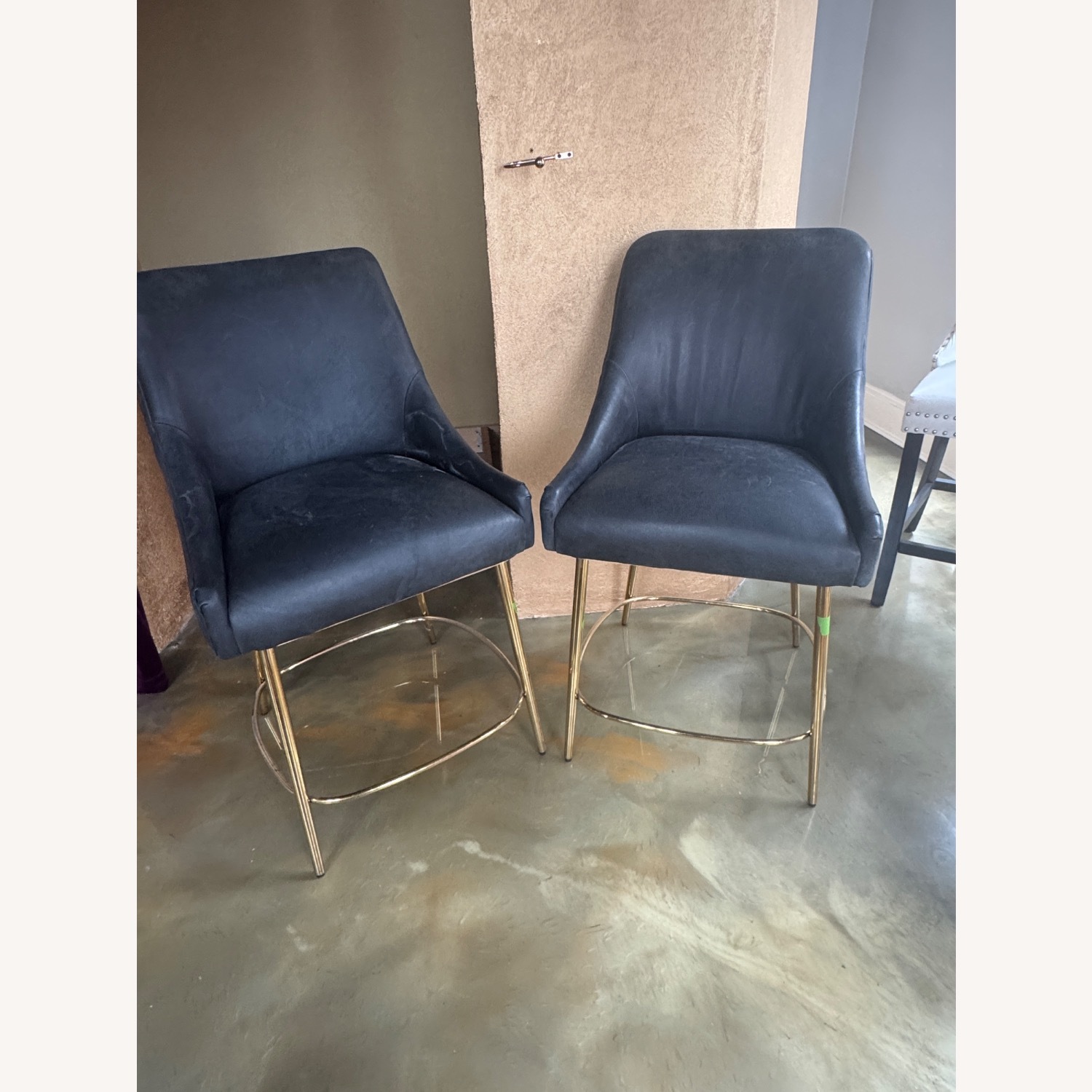 Anthropologie Elowen Bar Stool Dining Chairs - image-2