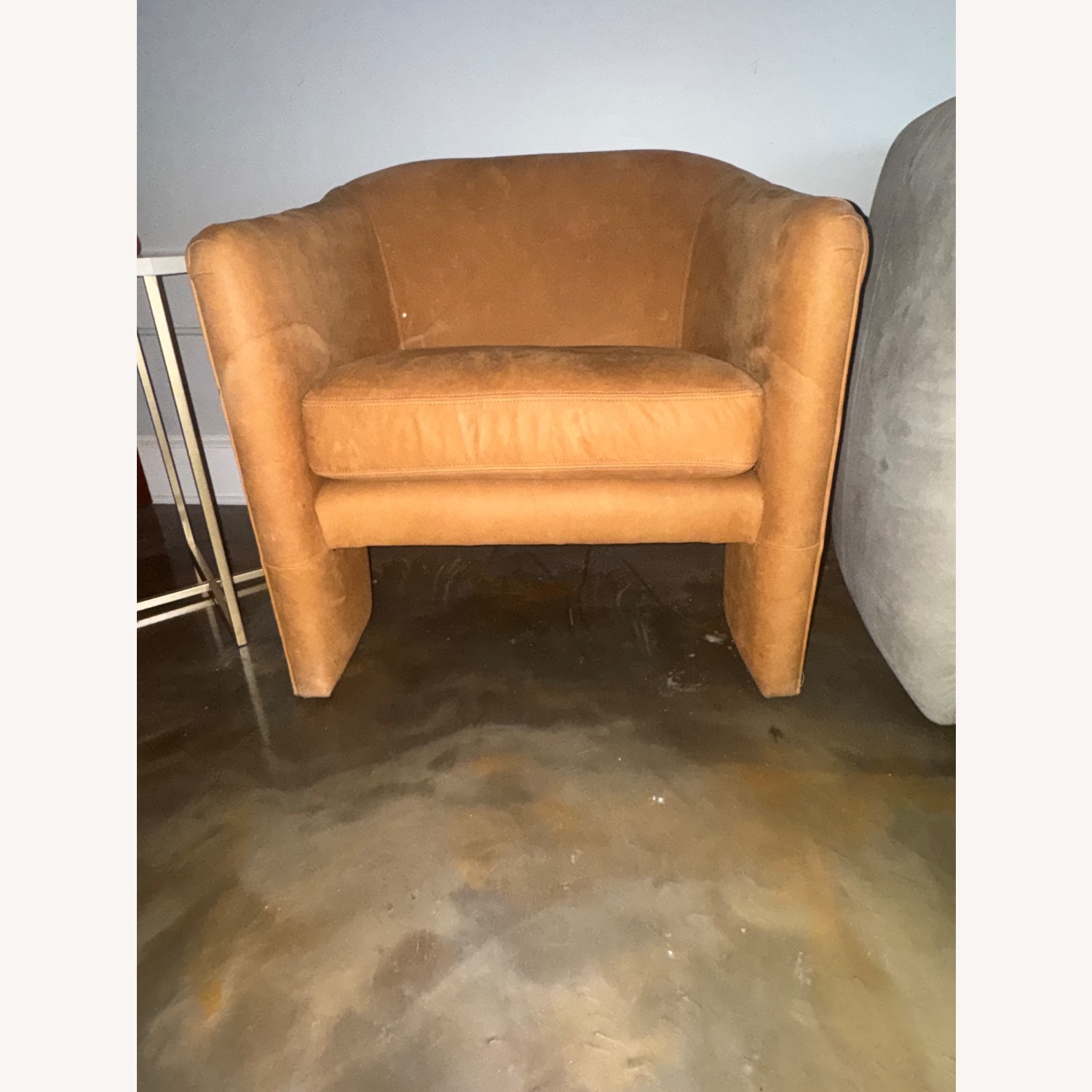 Anthropologie Light Brown Accent Chair - image-1