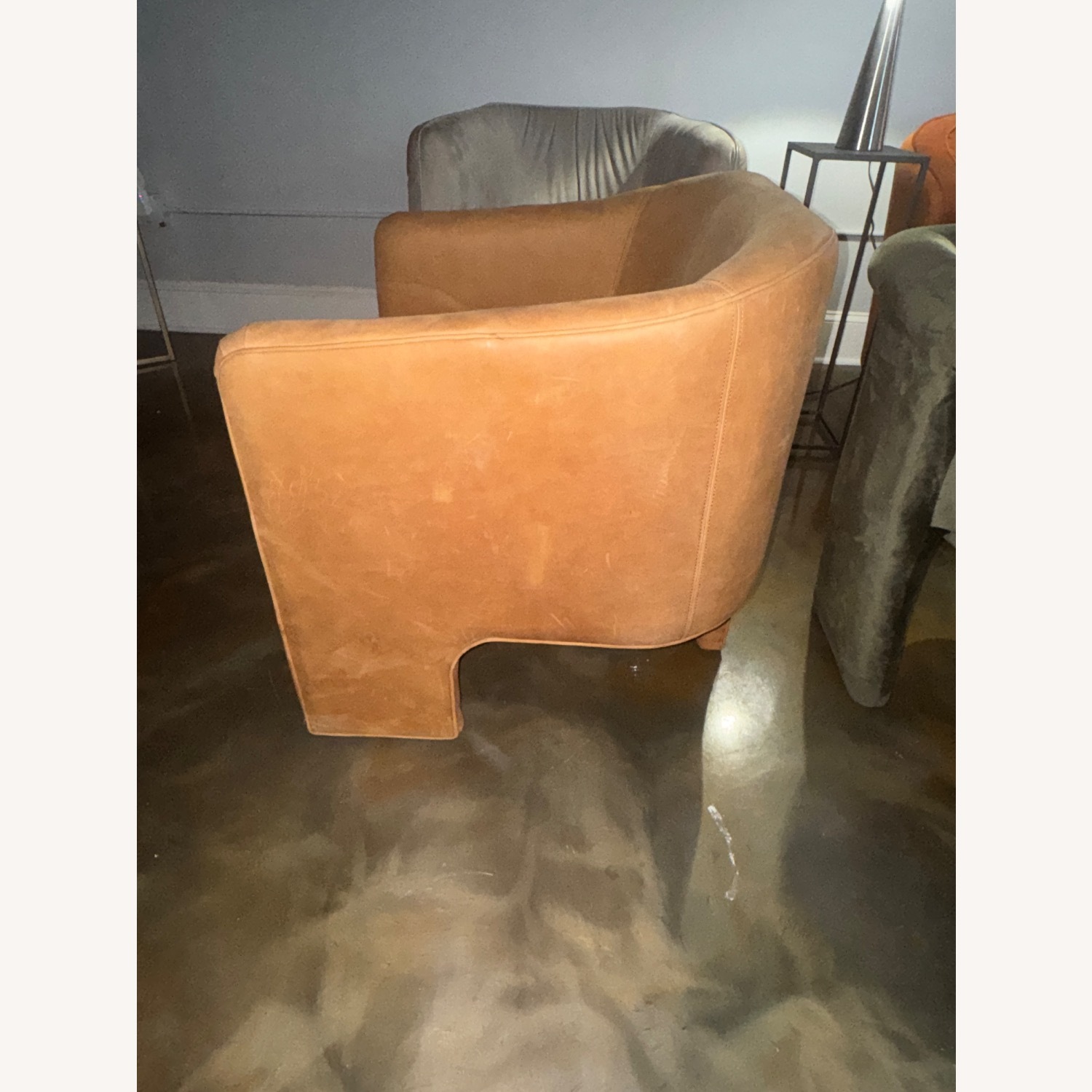 Anthropologie Light Brown Accent Chair - image-3