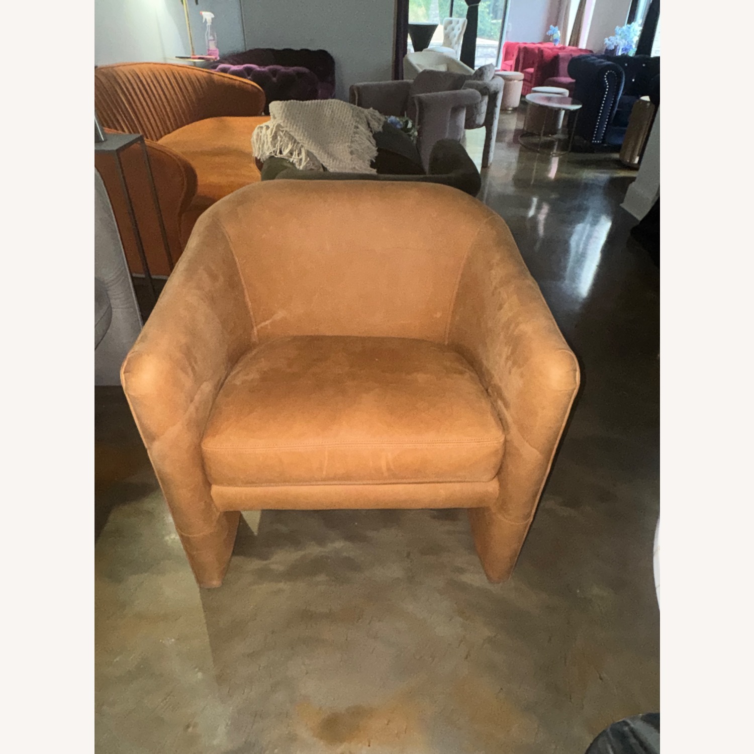 Anthropologie Light Brown Accent Chair - image-6