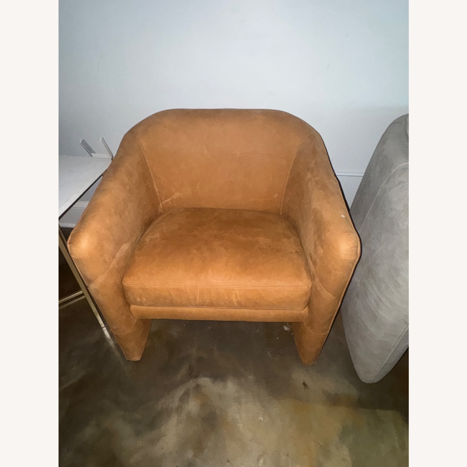 Anthropologie Light Brown Accent Chair - image-9