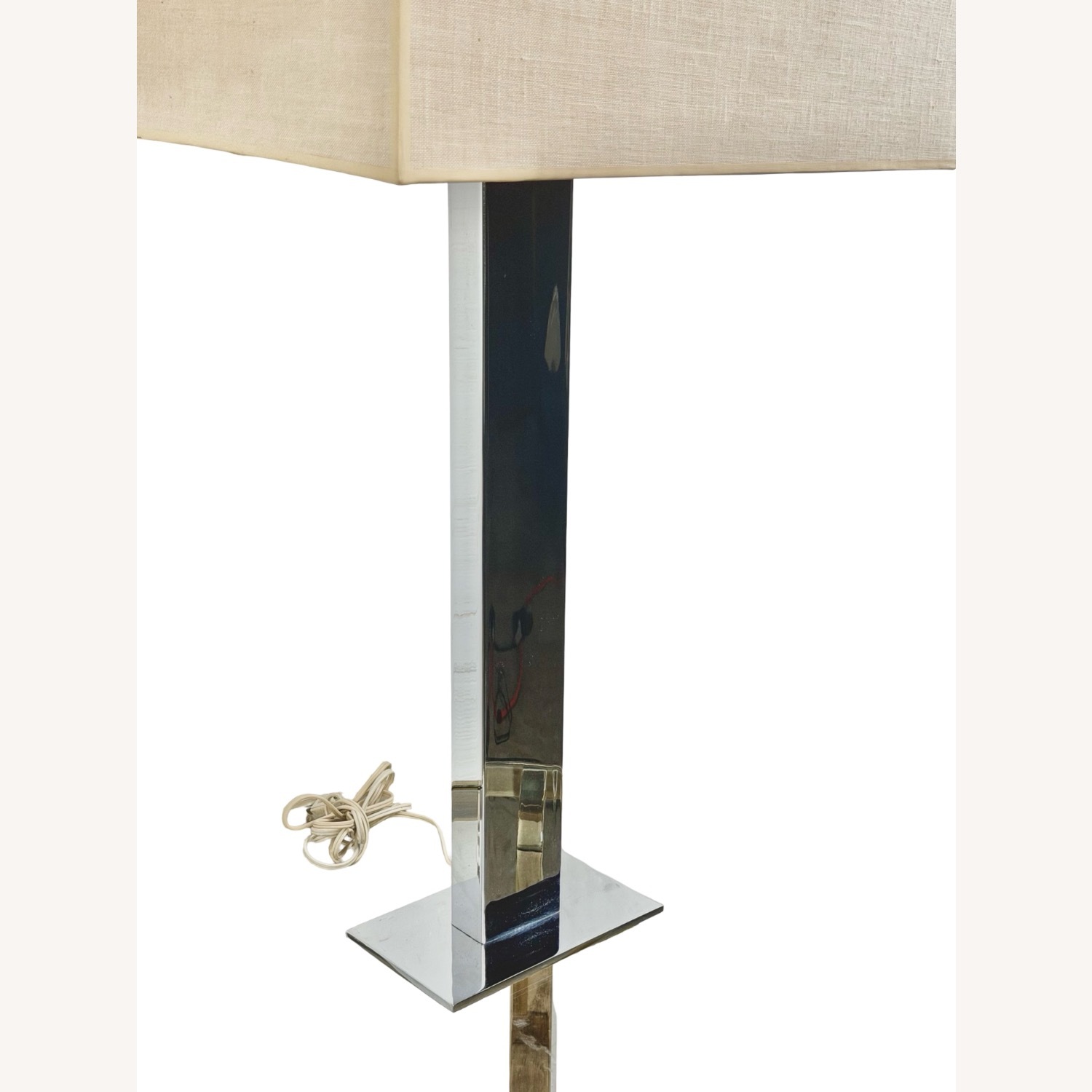 Tall Mid-Century Chrome Table Lamp - image-13
