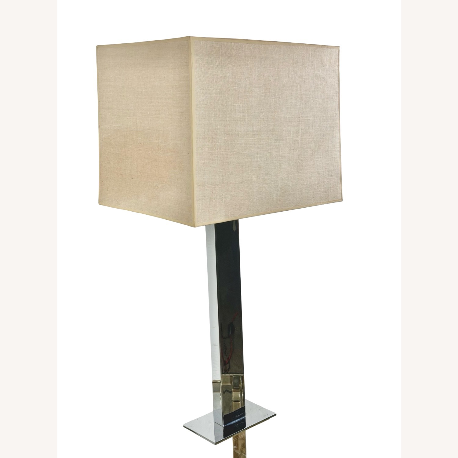 Tall Mid-Century Chrome Table Lamp - image-14