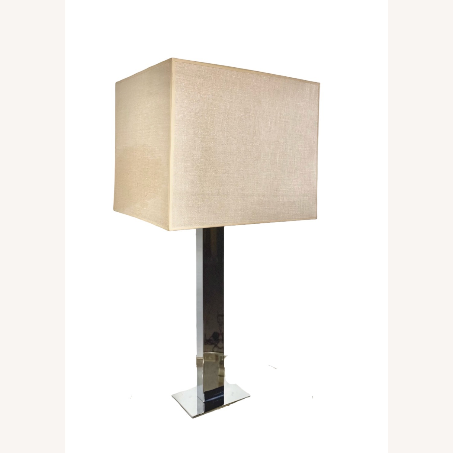 Tall Mid-Century Chrome Table Lamp - image-3