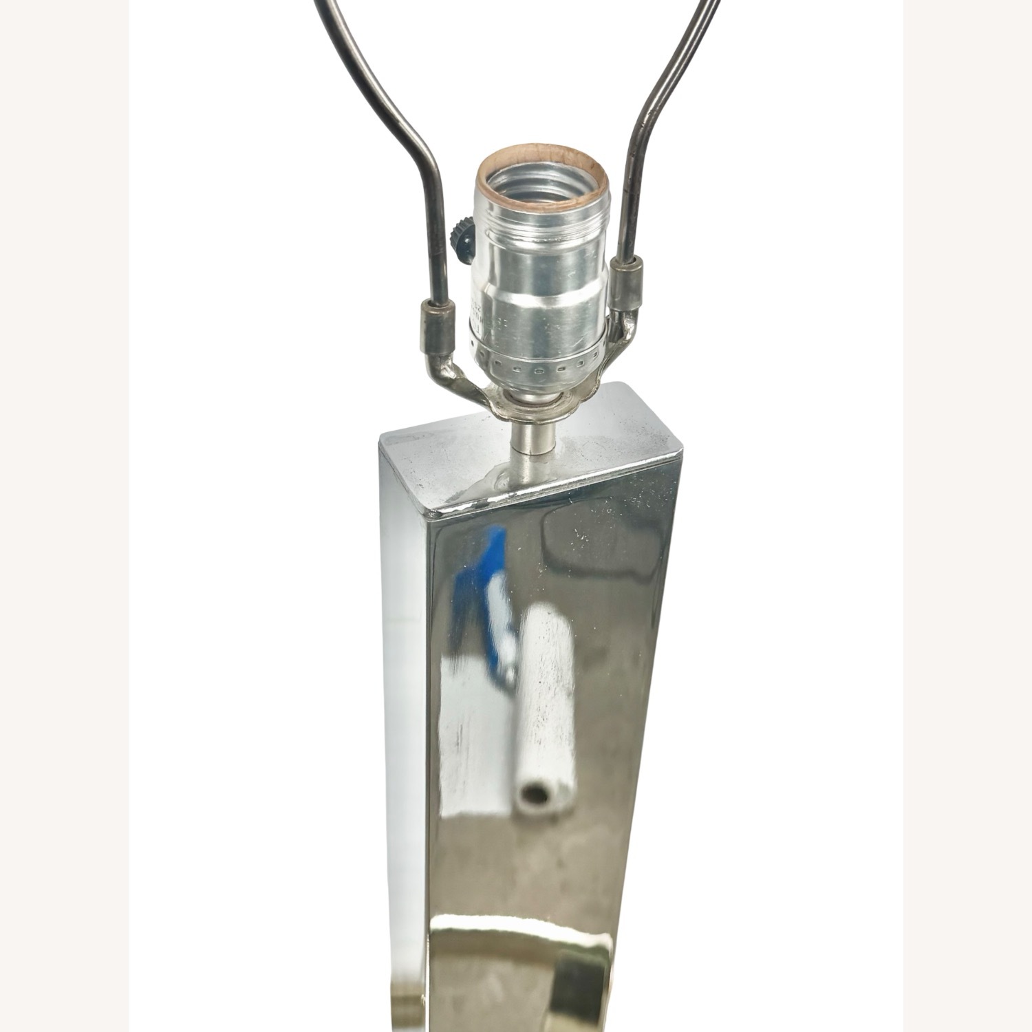 Tall Mid-Century Chrome Table Lamp - image-19