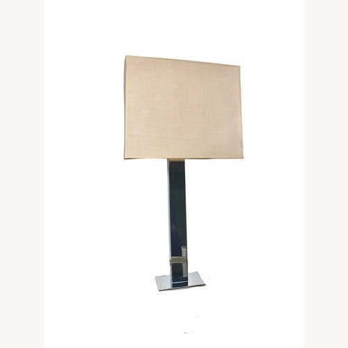 Used Tall Mid-Century Chrome Table Lamp for sale on AptDeco