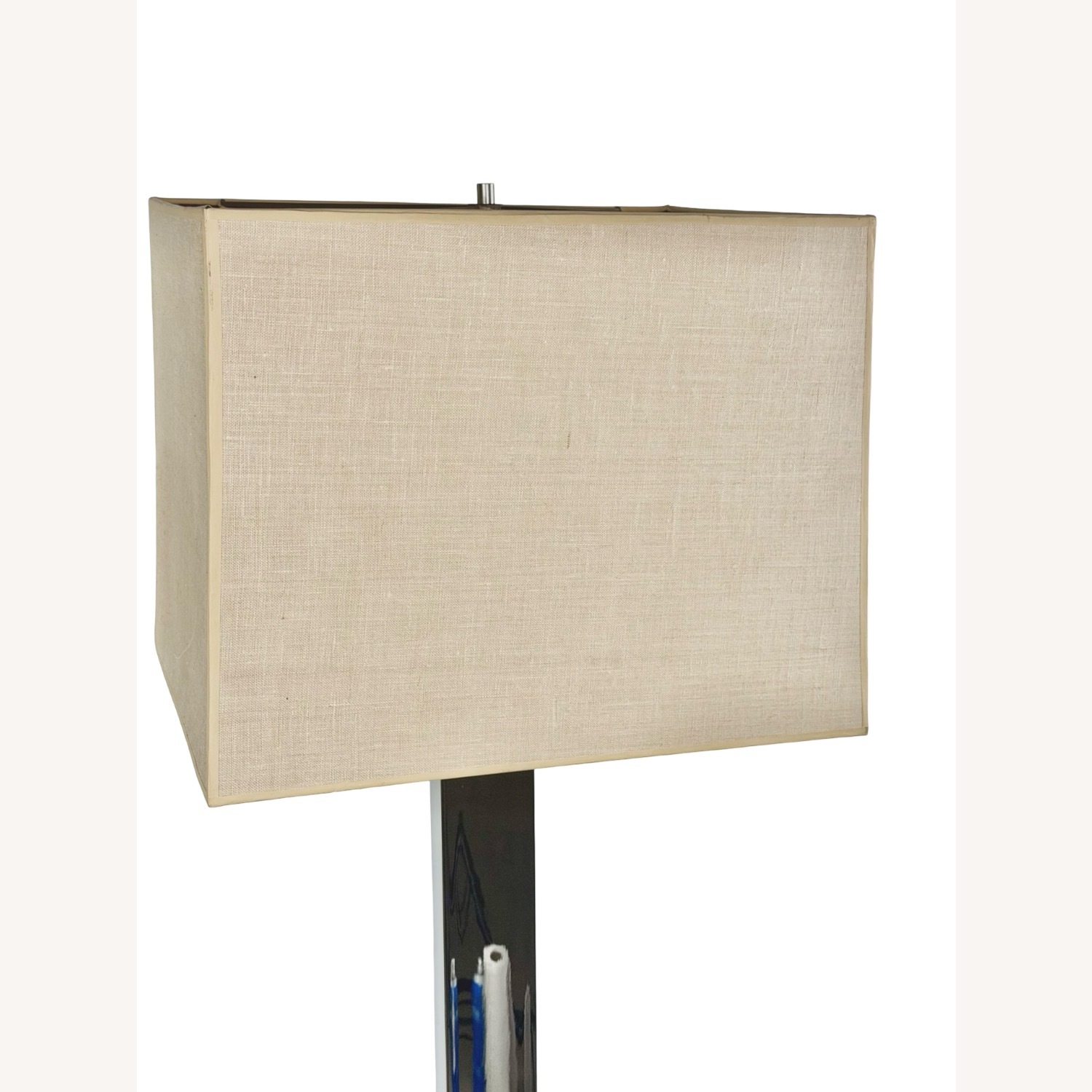 Tall Mid-Century Chrome Table Lamp - image-9